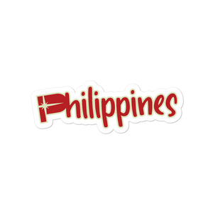 Philippines Sticker Red