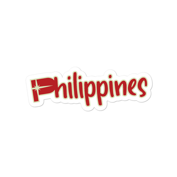 Philippines Sticker Red